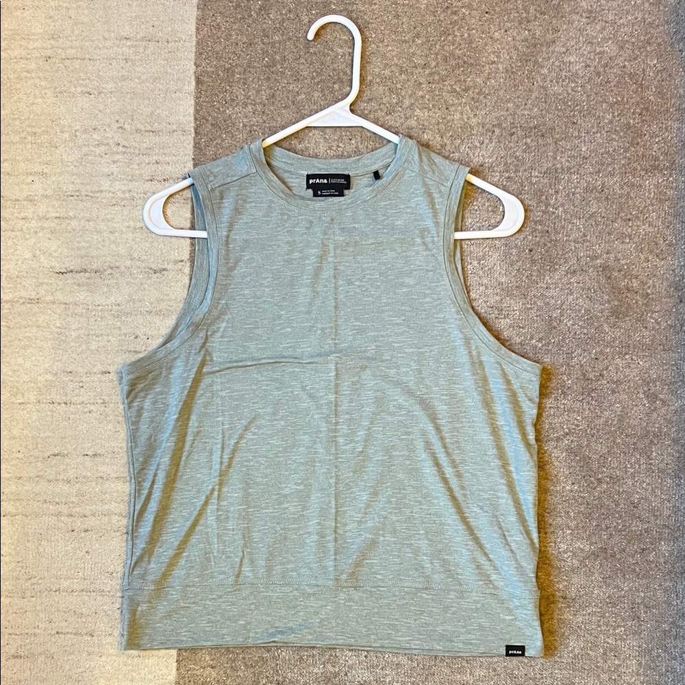 PrAna Green Boxy Muscle Tee - Women’s